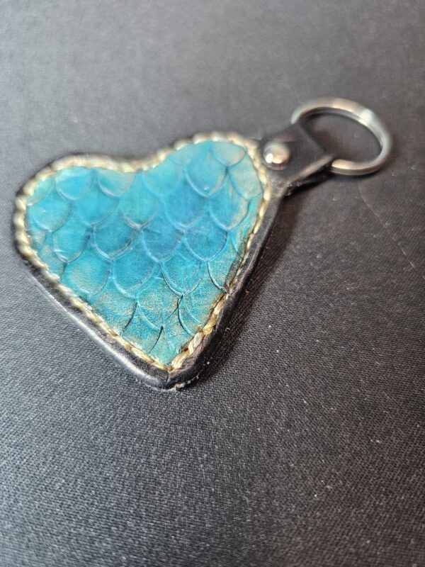 Leather Heart Keychain - Image 15