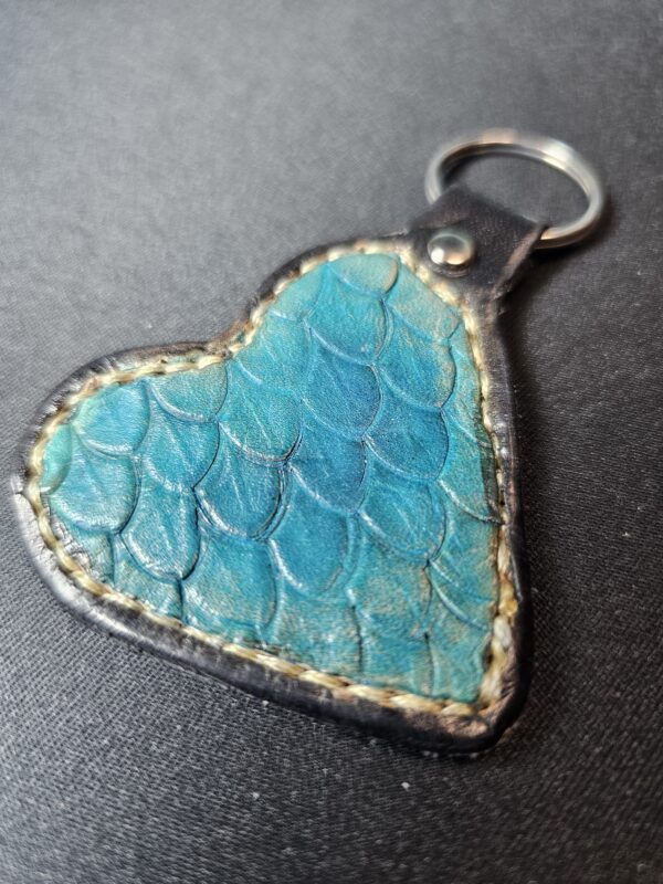 Leather Heart Keychain - Image 13