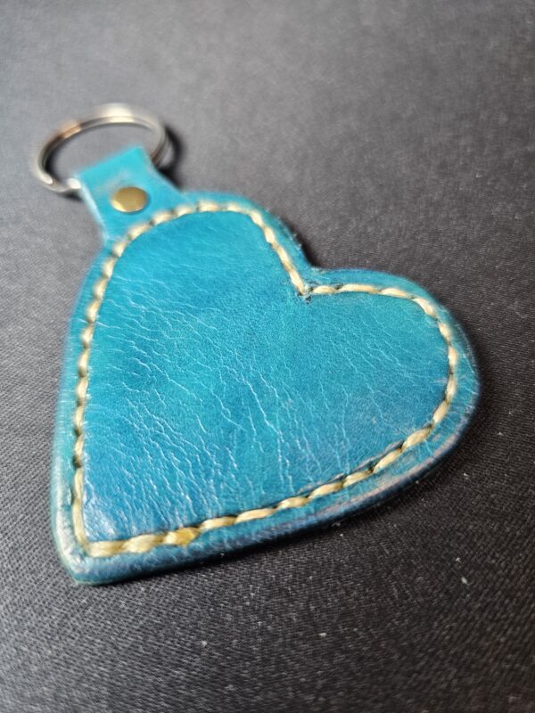 Leather Heart Keychain - Image 10